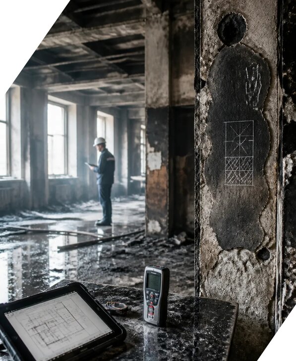 Обследование зданий после пожара в Волгодонске от 16415 р. | ЭкспертизаРоссия